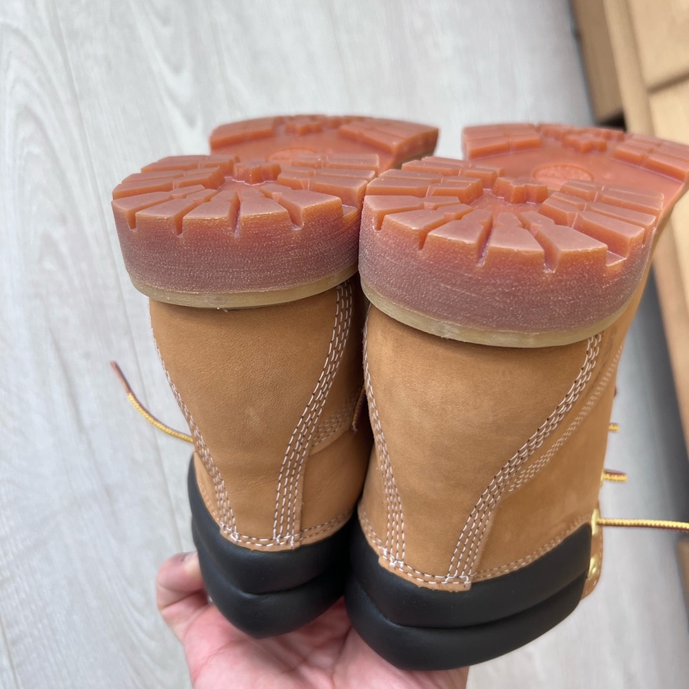 🔥Mint New Timberland Waterville 6” Waterproof Women’s Boots Wheat Nubuck - SZ 7🔥 - Picture 11 of 14